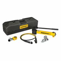 ENERPAC Hydraulic Cylinder and Hand Pump Set: 11 ton Cylinder Nominal Capacity, RSM100, P392 (MPN SRS100TB). Key specifications — attr96685: HC9206C; attr98870: ENERPAC; attr96682: 0.44 in; attr96683: RSM100; attr96684: P392; attr1160276: Hydraulic Cylinder and Hand Pump Set.