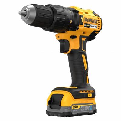 DEWALT Hammer Drill: 20V DC, Compact, 1/2 in Chuck, 1/4 in Concrete Capacity, 2 Speeds - DEWALT Cordless Hammer Drills