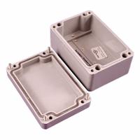 HAMMOND Enclosure: Polyester, 4 in x 2 in x 2 in, NEMA 4/4X, Solid Cover, Screw On (MPN 1590ZGRP082). Key specifications — Brand: HAMMOND; Closure Method: Screws; Enclosure Material: Polyester; Knockouts: Not Included.