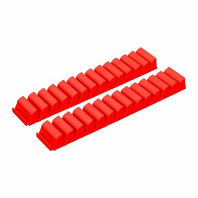 ERNST MANUFACTURING Modular Screwdriver Organizer: Red, 2 1/4 in Overall Wd - Screwdriver Racks & Bit Organizers