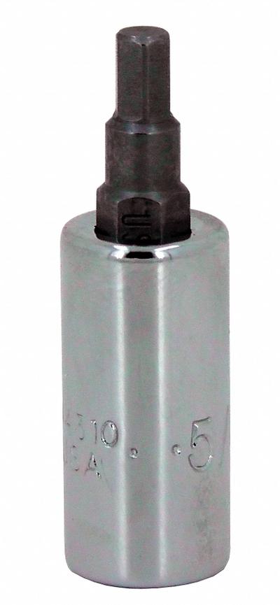 SK PROFESSIONAL TOOLS Socket Bit: 1/4 in Drive Size, Hex Tip, 3/16 in Tip Size, 3 in Overall Lg - Hex Bit Sockets