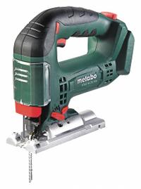 METABO Jigsaw: Top Handle, T-Shank, Orbital/Straight Stroke, 3,000 stroke/min Stroke Rate - Max (MPN STAB 18 LTX 100 bare). Key specifications — attr1170165: Top Handle; attr1170166: T-Shank; attr1170167: Orbital; attr1170168: Brushed.