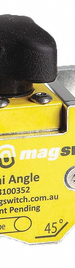 MAGSWITCH Welding Angle: 45°_60°_90°_120°, 90 lb Max Pull (MPN 8100352). Key specifications — Brand: MAGSWITCH; Manufacturer Part Number: 8100352.