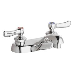 CHICAGO FAUCETS Low Arc Bathroom Faucet: 802, Cast Brass, Polished Chrome Finish, 2.2 gpm Flow Rate (MPN 802-VABCP). Key specifications — Includes: Mounting Hardware; Brand: CHICAGO FAUCETS; Series: 802.