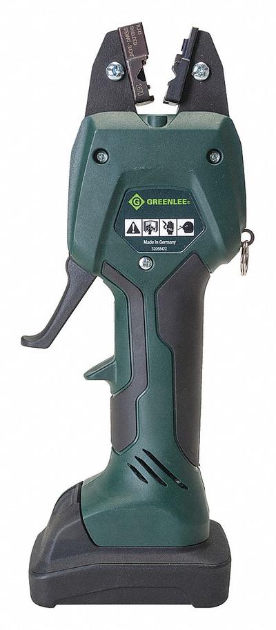 GREENLEE Cordless Crimping Tool Kit: 11 V, Die Head, 22 AWG Max Copper, Scissor Head - Greenlee Crimpers
