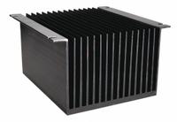 CRYDOM Heat Sink: DIN Rail & Panel Heat Sink Mounting, Aluminum, 1°C/W Thermal Resist (MPN HS103). Key specifications — Manufacturer Part Number: HS103; Fan: Yes; For Use With: Single or Dual Solid State Relays; Material: Aluminum; Heat Sink Mounting Style: DIN Rail & Panel; Brand: CRYDOM.