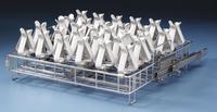 LABCONCO Upper Spindle Rack: Upper Spindle Rack, Racks, Stainless Steel, 7 1/4 in Overall Ht (MPN 4595600). Key specifications — Product Type: Upper Spindle Rack; Includes: (30) Adjustable Height Clips; Material: Stainless Steel; Brand: LABCONCO; Accessory Type: Racks.