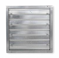 19"H-W 12"L Squ Stl Mtrzd Cntrl Dampr: 12 in L, 19 in H, 19 in W, 1 1/2 in Flange Wd, Steel, Single (MPN 3C725). Key specifications — Nameplate Voltage: 100/240V AC; Blade Type: Flat Blade; Brand: DAYTON; Maximum Air Velocity: 3500 fpm; Switch Action: Normally Open.