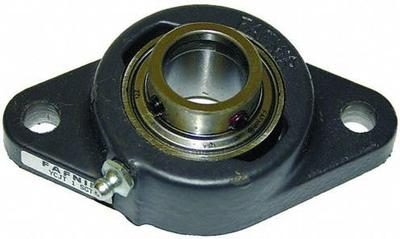 TIMKEN Flange Mount Bearing: Radial Ball, 30 mm Bore, Cast Iron, Set Screws, 141.3 mm Lg - General Purpose Flange-Mount Ball Bearings
