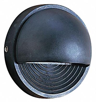 LED Deck Light: 105 lm, 3000K, 2 W, Polymer, Black, 12V AC, 1 7/8 in Overall Lg - LED Deck Lights