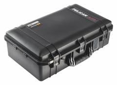 PELICAN Protective Case: 12 3/4 in x 23 in x 7 1/2 in Inside, Dividers, Black, Stationary, 9 lb Wt (MPN 1555AIRWD). Key specifications — Closure Type: Double Throw; Brand: PELICAN; Carry-On Size: No.