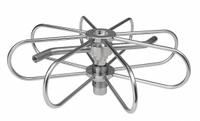 MOSMATIC Surface Cleaner: 12 in Cleaning Path, 3/8 in Inlet Dia, NPTF, Stainless Steel, 2 Nozzles (MPN 81.456). Key specifications — Inlet Gender: NPTF; Brand: MOSMATIC; Housing Material: Stainless Steel; Includes: Non Adjustable Spray Arms.