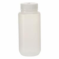 NALGENE Laboratory Bottle: PPCO, 500 mL, 16 fl oz, Closure Included, Natural, 53 mm, Polypropylene (MPN 2105-0016). Key specifications — Brand: NALGENE; Graduated: No; Body Color: Natural.