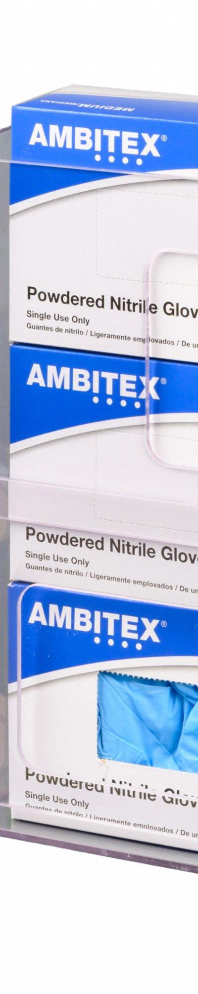POLTEX Glove Box Holder: 4 in Overall Wd - Lab Storage Bins