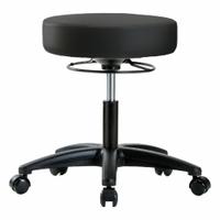 Stool: Vinyl, Ht Range 17 1/4 in to 22 1/2 in, 17 in Seat Wd, 17 in Seat Dp, 0 Glides, 5 Casters (MPN BR-VDHSO-RG-RC-8540). Key specifications — Brand: APPROVED VENDOR; Foot Support: No; Base Material: Fiberglass; ESD-Safe: Not ESD Safe; Number of Casters: 5.