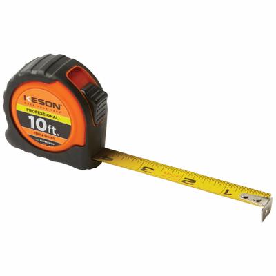 KESON Tape Measure: Nonmagnetic Single Hook Tip, 10 ft - Standard (Inch) Tape Measures