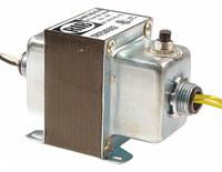 FUNCTIONAL DEVICES INC / RIB Class 2 Transformer: 75 VA Power Rating, 120V AC, 24V AC, Dual Hub/Foot (MPN TR75VA002). Key specifications — Brand: FUNCTIONAL DEVICES INC / RIB; Connection - Primary: Wire Lead; Connection - Secondary: Wire Lead; Input Voltage: 120V AC; Mounting: Dual Hub; Output Voltage: 24V AC.