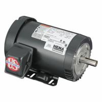U.S. MOTORS General Purpose Motor: C-Face Mount, Totally Enclosed Fan Cooled, 3 hp, 208-230/460V AC (MPN U3P1A14C). Key specifications — Brand: U.S. MOTORS; Nameplate Voltage @ 60 Hz: 208-230/460V AC; Full Load Current @ 60 Hz: 8.1-7.2/3.6 A; Nameplate RPM @ 60 Hz: 3,600 RPM; Motor Enclosure: TEFC.