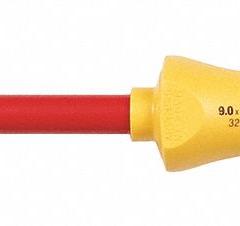 WIHA Solid Round Shank Nut Driver: Straight, Metric, Without Magnetized Tip, Std, 17 mm Tip Size (MPN 32241). Key specifications — attr1214485: Round; attr1214505: WIHA.