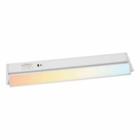 LED Under Cabinet Fixture: 22 in Lg, 830 lm, 2700K/3000K/3500K/4000K/5000K, 11 W, White, Aluminum (MPN UC22-5K-HL-USB). Key specifications — attr1262778: 120V AC; attr1262749: Plug-In or Hardwired; attr1262754: Integrated LED; attr1262758: Aluminum; attr1262760: Yes; attr1262765: LED; attr1262776: High/Low/Off; attr1262780: 5000K.