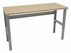TENNSCO Workbench: Adj Ht, Shop Top, 72 in x 30 in, 1,500 lb Overall Load Capacity, Gray (MPN WBAT-1-3072C). Key specifications — Brand: TENNSCO.