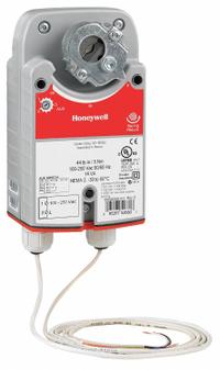 Actuator: Air Handlers/Louvers/Ventilation Flaps, Floating Point/Proportional, Spring Return (MPN MS7505W2030/U). Key specifications — Manufacturer Part Number: MS7505W2030/U; Shaft Type: Self-Centering Clamping; Shaft Rotation: CW/CCW; Stroke Degree: 95°; Input Voltage: 24V AC/DC; Brand: HONEYWELL; For Use With Building Automation Systems: Building Automation System Compatible; Electrical Connection Type: Hardwired.