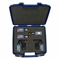 YELLOW JACKET Charging and Evacuation Kit: Pressure/Temp, Pressure/Temp, -40°F to 266°F, LED Display (MPN 67074). Key specifications — Includes: (2) YJACK PRESS® Wireless Pressure Gauges; App Compatibility: YJACK VIEW®; Measures: Pressure/Temperature; Series: YJACK®; Brand: YELLOW JACKET.