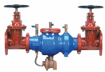 WILKINS Reduced Pressure Zone Backflow Preventer: 375A, Std Configuration, Ductile Iron - Zurn RPZ Backflow Preventers