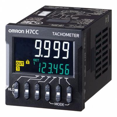OMRON Electronic Counter: Digital Counters, Front Panel Mounting, 19 1/4 in x 2 in