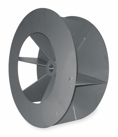 Dayton Replacement Blower Wheel: Radial, 19 1/8 in Dia, CW/CCW, Steel Wheel, 1 Inlets - Radial Blade Blower Wheels
