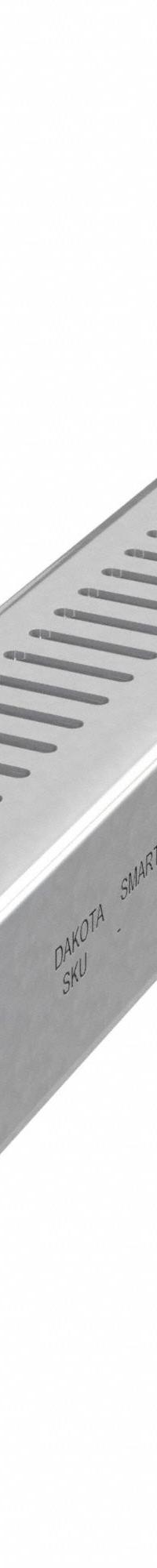 Strut Channel: Steel, Pre-Galvanized Zinc, 12 ga Gauge, Perforated Slot, 8 mm Slot Spacing (MPN DS-SS15812-18-PG/10). Key specifications — Material: Steel; Color: Gray; Finish: Pre-Galvanized Zinc; Slot Type: Narrow Slotted; Brand: DAKOTA SYSTEMS.