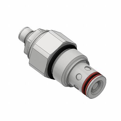Parker Flow Control Valve: Steel, Screw Adjustment, Two-Way, C10-2 Valve Cavity Size - Directional Control Cartridge Valves