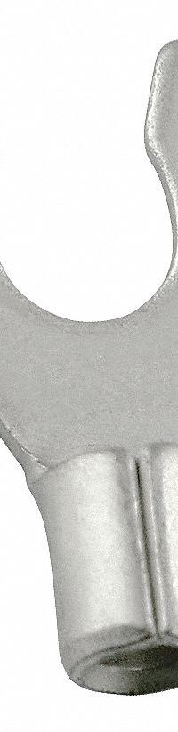 GRAINGER Fork Terminals: Bare, #6 Stud Size, 12 AWG – 10 AWG Wire Range, Locking Fork, 600 V (MPN 24C819). Key specifications — attr1307963: 24C819; attr1307967: GRAINGER.