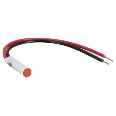 Dayton Flush Panel Light: 5/16 in Panel Mounting Hole Dia, LED - LED Indicator Pilot Lights