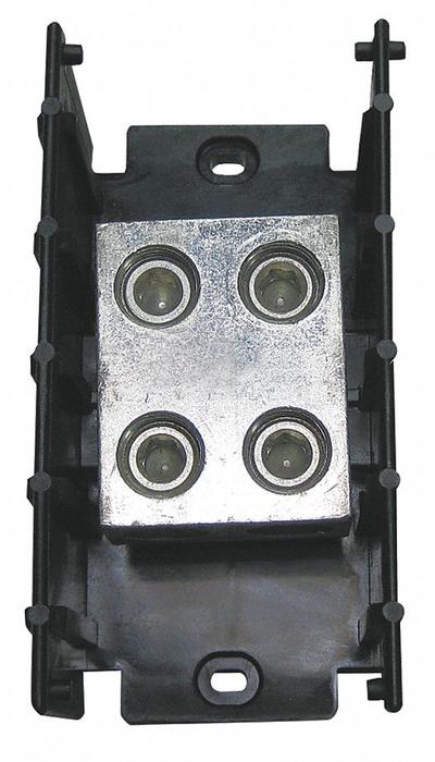 BUSSMANN Power Distribution Block: Open, Lug, Lug - Open Blocks with Lugs