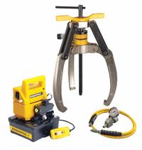 ENERPAC Hydraulic Puller Set: 24 ton Capacity with Attachments, 24 ton Cylinder Nominal Capacity (MPN LGHS324EB). Key specifications — attr98874: ENERPAC; attr96739: Threaded Hollow Saddle; attr1177737: Electric Pump.
