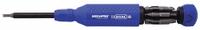 MEGAPRO Multi-Bit Screwdriver: Phillips/Slotted Tip, #0/#1/#2/#3/#4/#5/#5.5/#6 Tip Size, 7 Tips (MPN 141HVAC-U-B). Key specifications — attr1205339: Phillips: #0 #1 + #2 + #3; attr1205303: MEGAPRO.