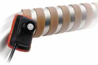 BRISKHEAT Heating Tape: 218°C Op Temp - Max, 8 ft Overall Lg, 2 in Overall Wd, 1/8 in Thick, HSTAT (MPN HSTAT201008). Key specifications — Requires Controller: Controller Not Required; Brand: BRISKHEAT; Compatible Material: Glass/Metal; Features: Chemical Resistant; Heating Device Outer Material: Silicone Rubber; Includes Controller: Yes; Includes Grounded Wire: Ungrounded; Backing Type: No Backing.