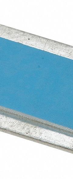 COOPER B-LINE Wire Protection Plate: Steel, Silver, 1 in Overall Dp, 1 in Overall Wd (MPN BM3M). Key specifications — Brand: COOPER B-LINE; Accessory Type: Nail Plate; Color: Silver; Material: Steel.