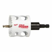 MILWAUKEE Hole Saw: 2 1/8 in Saw Dia., 3.5 Teeth per Inch, 1 5/8 in Max. Cutting Dp, Bi-Metal (MPN 49-56-9668). Key specifications — attr1098070: 3.5; attr1098087: MILWAUKEE.