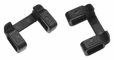 PAULSON Helmet Clips: Black, Plastic - Mounting Brackets & Clips for Firefighting Safety Goggles
