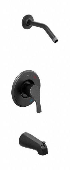 CFG Tub and Shower Faucet: T58913, 1.75 gpm Fixed Showerhead Flow Rate, Black (MPN T58913NHBL). Key specifications — Series: T58913.