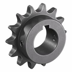 TSUBAKI Single Strand Sprocket: 60, For 3/4 in Chain Pitch, 1 1/2 in Bore Dia, 14 Teeth, Steel (MPN 60B14F-1 1/2). Key specifications — Brand: TSUBAKI.
