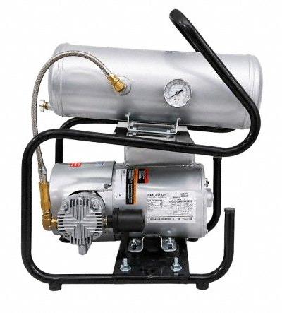 GAST Electric Air Compressor: 0.75 hp - Oil Free Stationary Electric Air Compressors