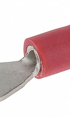 POLARIS Ring Terminal: Red, Vinyl Insulation, #6 Stud Size, 22 AWG to 16 AWG Wire Sizes, 600 V (MPN R22-6V). Key specifications — attr1308027: POLARIS.