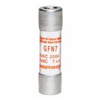 MERSEN Fuse: GFN Series, Midget, Time-Delay, 7 A, 250 V AC, 13/32 in x 1 1/2 in, Indicating (MPN GFN7). Key specifications — Series: GFN; Brand: MERSEN.