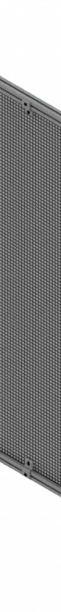 T-Slot Framing System Panel: Stand-Alone, Gray, 84 in H x 36 in W x 5 1/2 in D, Mesh (MPN 45938). Key specifications — Finish: Anodized/PVC-Coated; Brand: FAZTEK; Panel Color: Black; Panel Type: Mesh; Color: Gray; Material: Wire; Mesh Shape: Square; Assembly: Assembled.