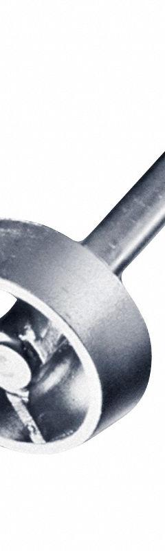HEIDOLPH Overhead Stirrer Impeller: Overhead Stirrer Impeller, Stainless Steel, 1/4 in Shaft Dia (MPN 036300410). Key specifications — Brand: HEIDOLPH; Blade Material: Stainless Steel; Blade Shape: Ringed; Compatible with Manufacturer Model Number: 036093157; Shaft Material: Stainless Steel.