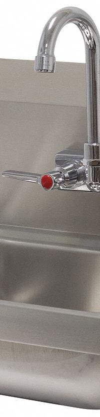 ADVANCE TABCO Hand Sink: 1 Stations, 5 in Bowl Dp, 14 in Bowl Lg, 10 in Bowl Wd, Faucet Included (MPN 7-PS-60). Key specifications — Includes Side Splash: Side Splash Not Included; Brand: ADVANCE TABCO.