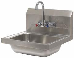 ADVANCE TABCO Hand Sink: 1 Stations, 5 in Bowl Dp, 14 in Bowl Lg, 10 in Bowl Wd, Faucet Included (MPN 7-PS-60). Key specifications — Includes Side Splash: Side Splash Not Included; Brand: ADVANCE TABCO.
